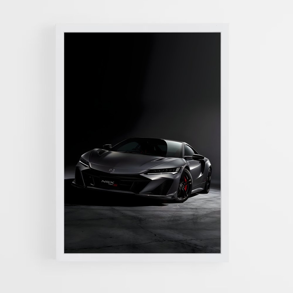 Poster Supercar AC-X – affiche Honda (vue 3)